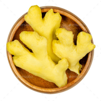 PEELED GINGER FROZEN ( 200.gm ) MRP 55