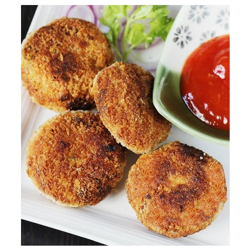 Breaded Chicken Cutlet Frozen ( Pack Of 8pcs ) 400.gm Mrp - 160